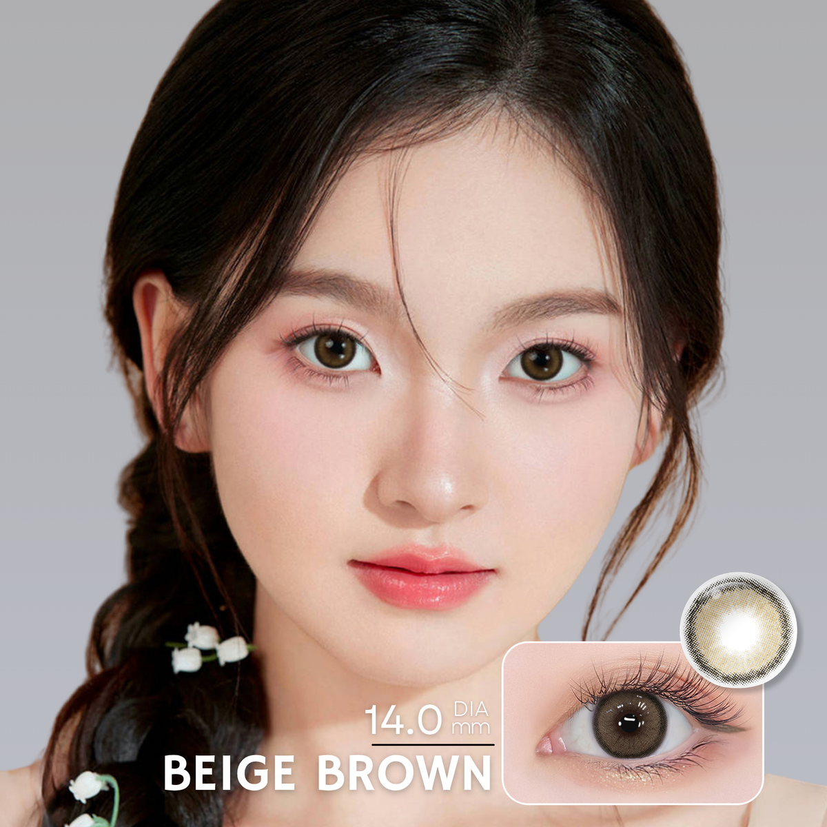 Magister Roze Beige Brown Colored Contacts
