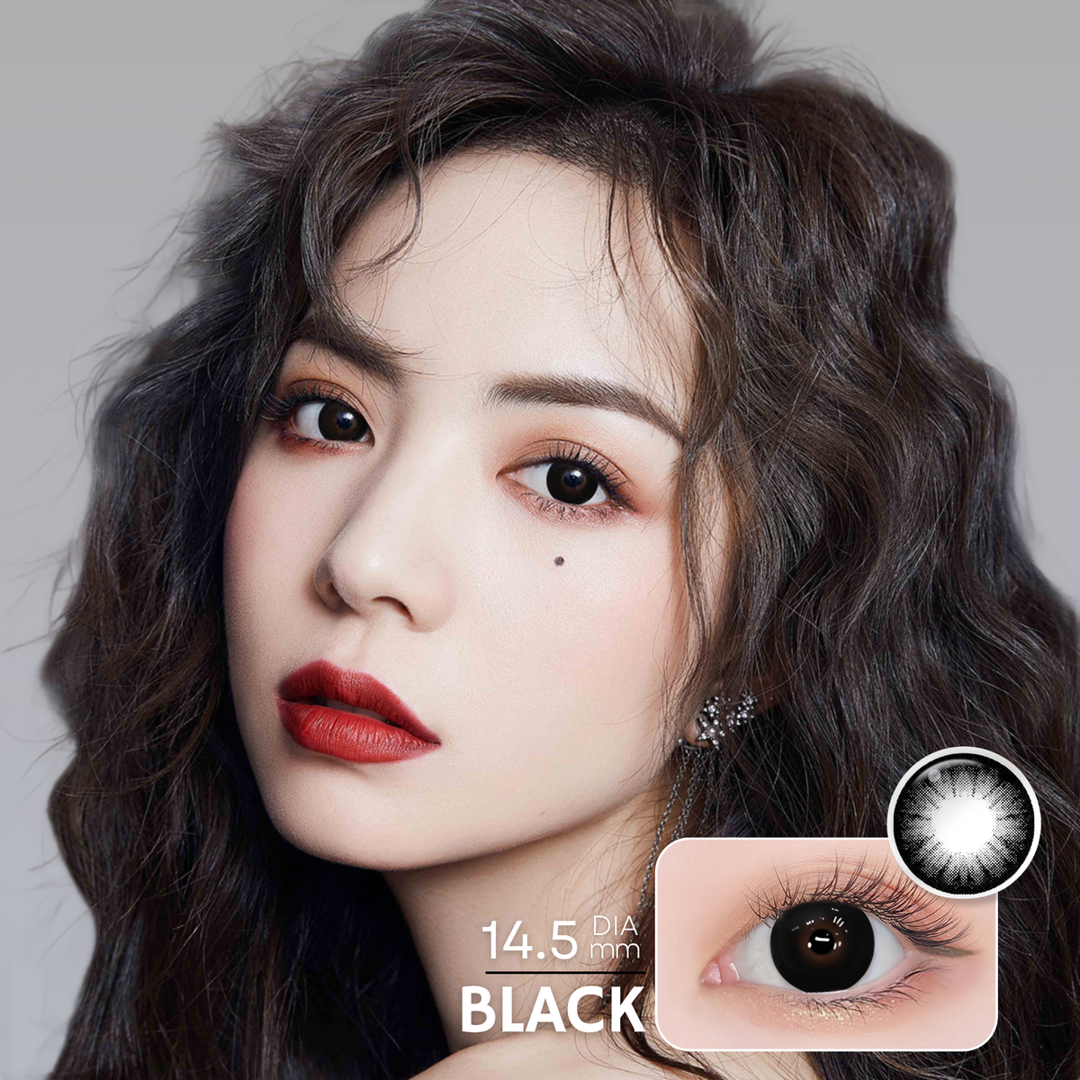 Magister Supersize Black Colored Contacts