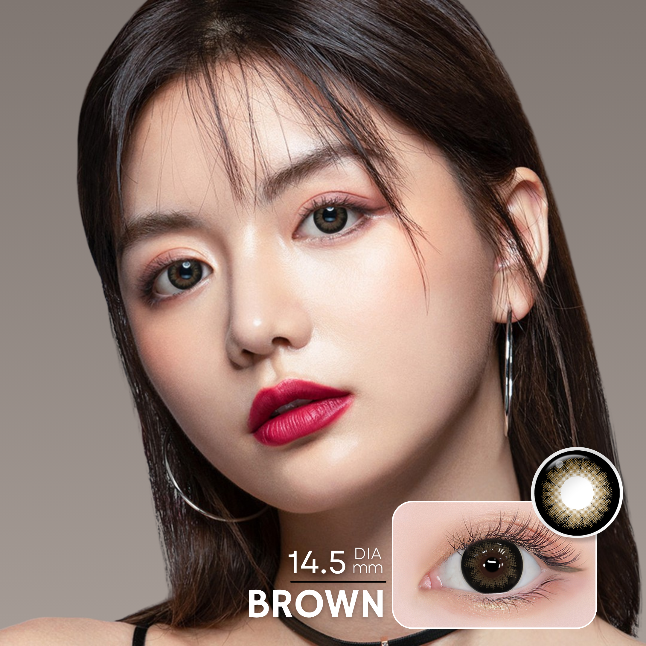 Magister Supersize Brown Colored Contacts