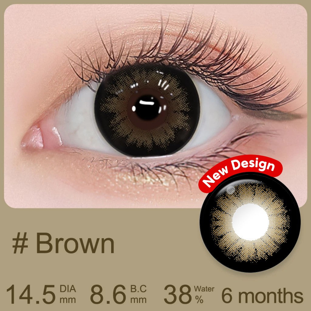Magister Supersize Brown Colored Contacts