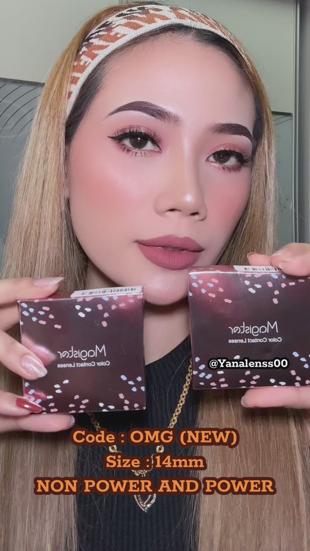 Magister OMG Black Colored Contacts