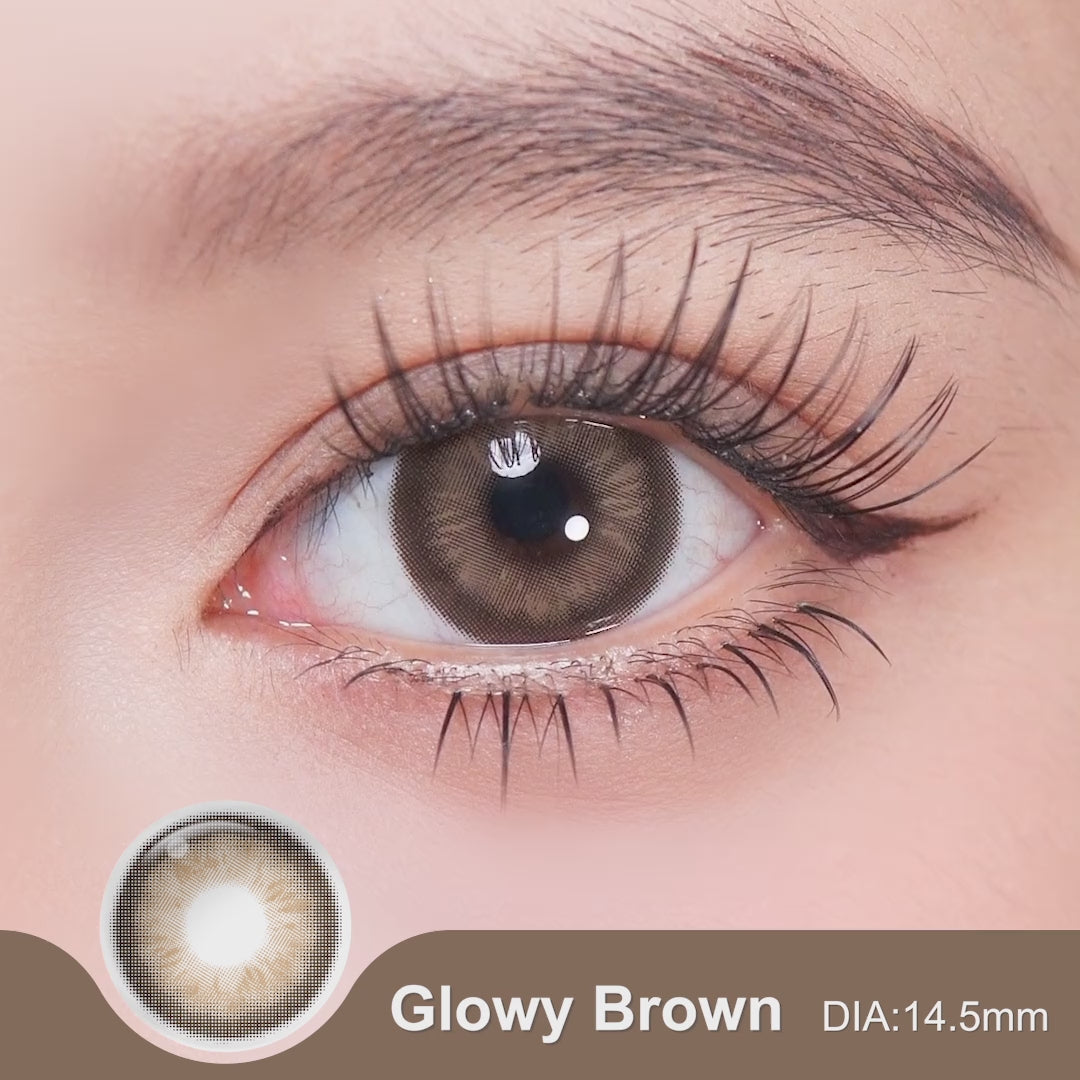 Magister Glowy Brown  Colored Contacts
