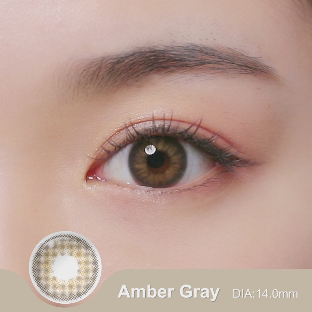 Magister Desire II Amber Gray Colored Contacts