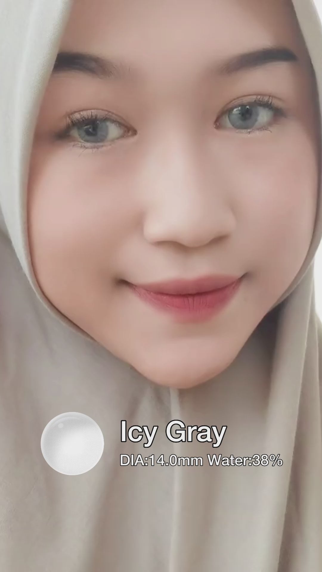 Magister Queen Icy Gray Colored Contacts