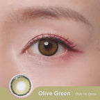 Magister Roze Olive Green Colored Contacts