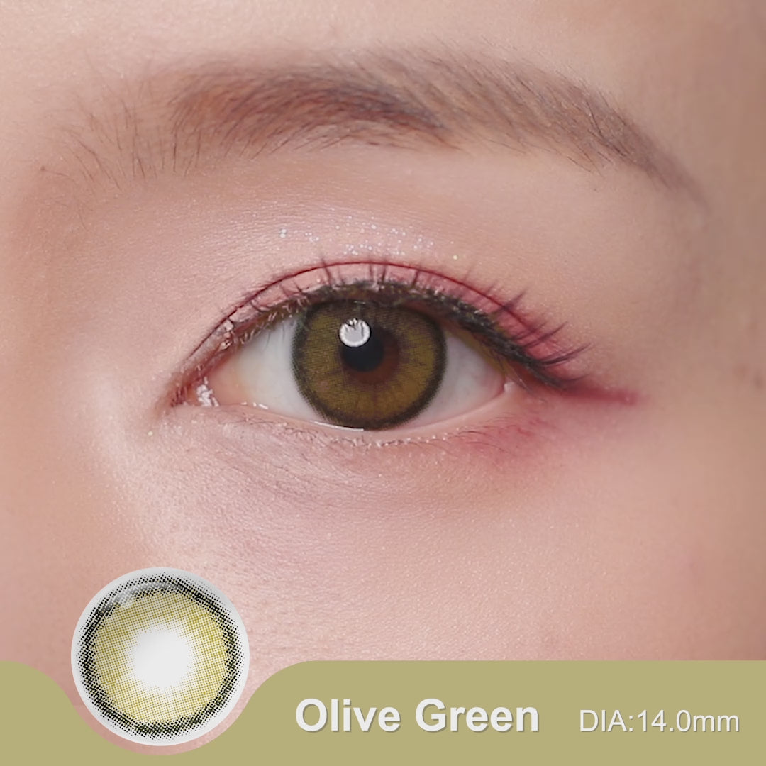 Magister Roze Olive Green Colored Contacts