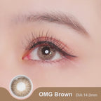 【Buy 2 Get 4 Gifts】Magister Contact Lens With Power Brown Gray Natural Contact Lenses Set 6Months